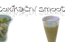 Detoxikační kiwi smoothie koktejl